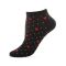 Women's MeMoi Sweetheart Low Cut Socks Black