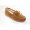 Women's Minnetonka Sheepskin Hardsole Moc Tan