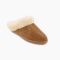 Women's Minnetonka Sheepskin Mule Golden Tan