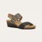 Women's Naot Dynasty Soft Black Leather / Foggy Gray Leather / Soft Beige Leather