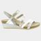Women's Naot Hero Soft Silver/ Pearl White / Soft Rose Gold Leather