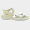Women's Naot Whetu Gray Linen Leather / Soft Silver Leather / Sand Stone Suede