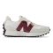 Women's New Balance 327 Sea Salt with Monarch Burgundy