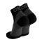 Women's OS1st Plantar Fasciitis Quarter Crew Compression Socks Black