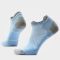 Women's Smartwool Run Zero Cushion Low Ankle Socks Serene Blue