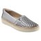 Women's Trotters Accent Perf Pewter