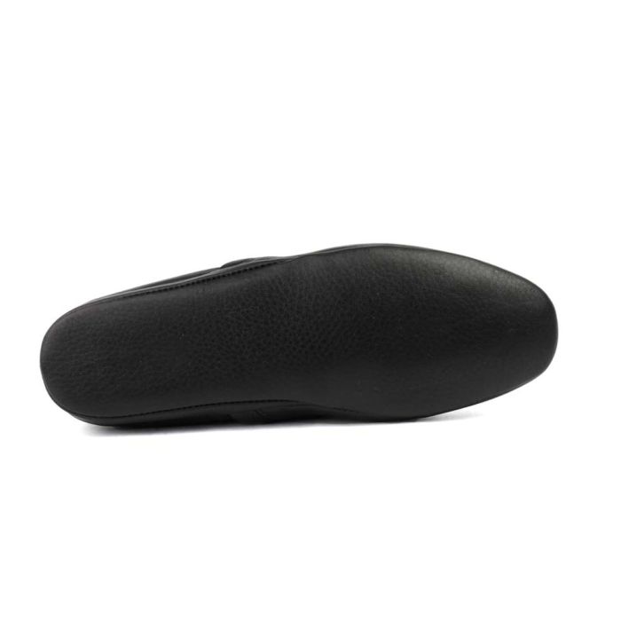 Pantuflas Clásicas L.B. Evans Para Hombre - Cuero Suave - Plantilla Acolchada - Ideales Para Casa