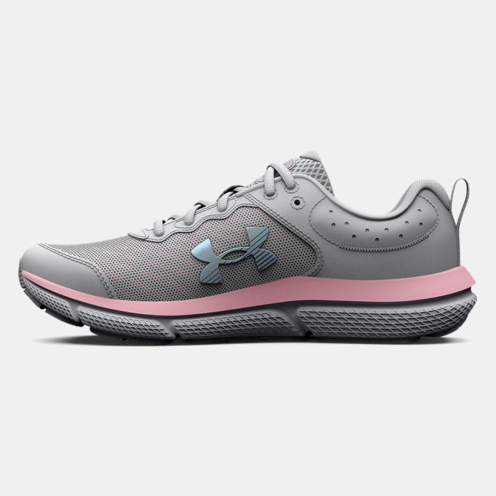 Buy Big Kids' Under Armour Assert 10 Halo Gray / Pink Sugar