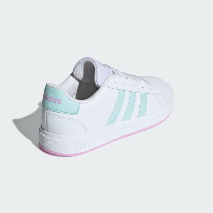 Buy Kids' Adidas Grand Court 2.0 Cloud White / Semi Flash Aqua