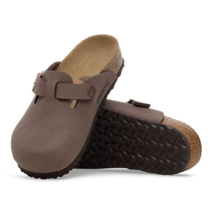 Buy Kids' Birkenstock Boston Mocca Birkibuc® | Michelson's Shoes