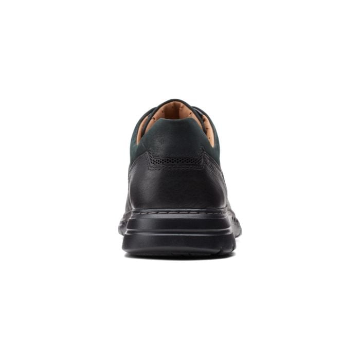 NEW CLARKS men\'s un brawley lace shoe in black Clarks Un Brawley Lace Mahogany Leather main image 4