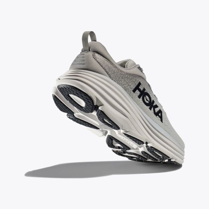 Buy Men's HOKA Bondi 8 Sharkskin / Harbor Mist | Michelson's Shoes