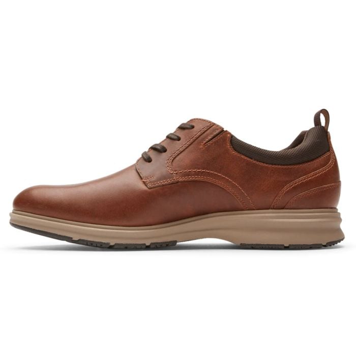 Men's Rockport Total Motion City Plain Toe Brown Men's Rockport Total Motion City Plain Toe Brown