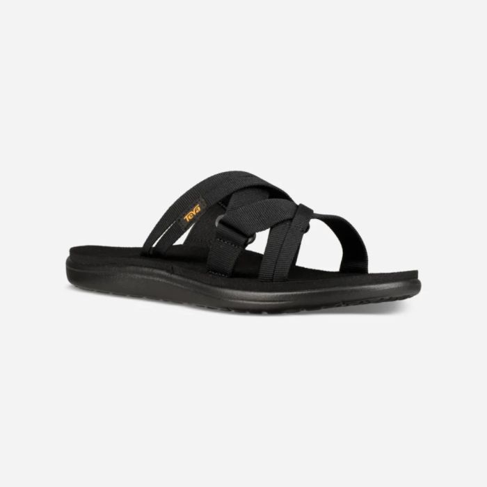 Buy Women's Teva Voya Slide Black | Michelson's Shoes