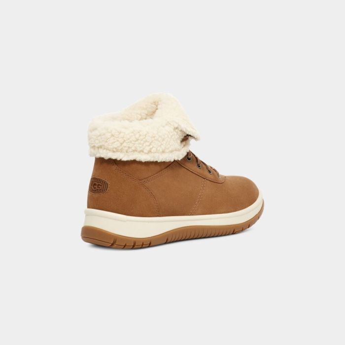 Buy Women's Ugg Lakesider Mid Lace Up Chestnut | Michelson's Shoes