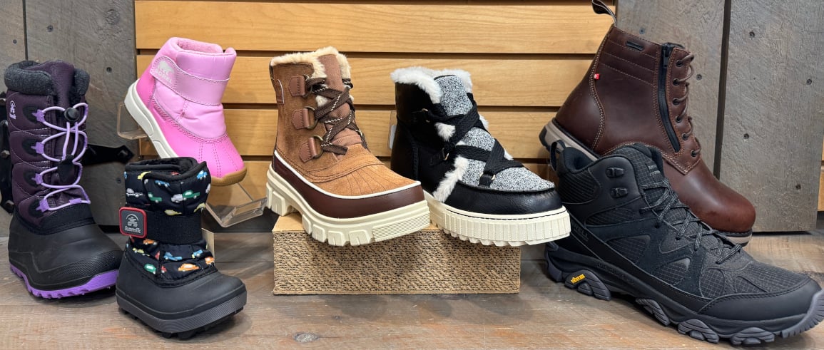 Men's, Women's, and Children's Snow Boots