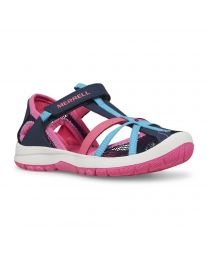 Kids' Merrell Dragonfly Navy / Turquoise / Pink