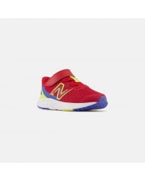 Little Kids' New Balance Fresh Foam Arishi v4 Bungee Lace with Top Strap Team Red with Marine Blue