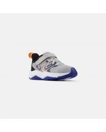 Little Kids' New Balance Rave Run v2 Bungee Lace with Top Strap Rain Cloud with Night Sky and Blaze Orange