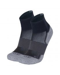 Men's OS1st Active Comfort 1/4 Crew Socks Black