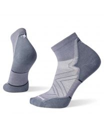 Men's Smartwool Run Targeted Cushion Ankle Socks Graphite
