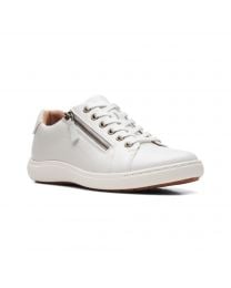 Women's Clarks Nalle Lace White Leather