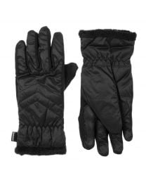Women's Isotoner SleekHeat™ Quilted Gloves Black