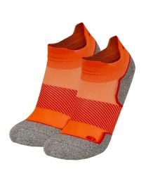 Women's OS1st Active Comfort No Show Socks Orange Fusion