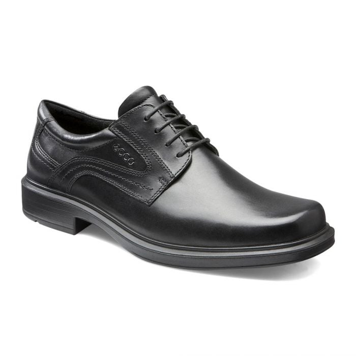 Buy Men's Ecco Plain Toe Tie Black | Michelson's Shoes - Lexington & Needham MA