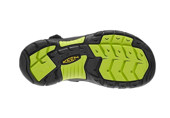 1009942 Black/Lime Green Boys Keen Newport H2 Size Youth 12 