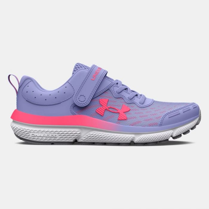 Under armour authentic purple running shoes girls