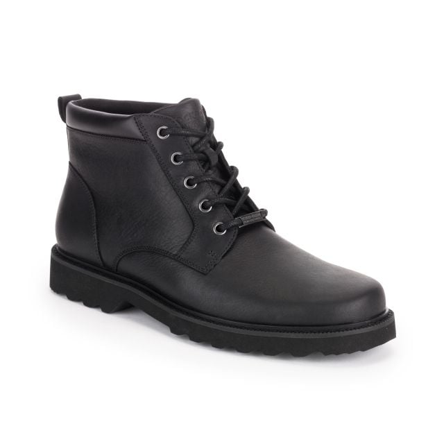 rockport boots black