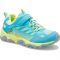 Kid's Merrell Moab FST Low A/C Waterproof Sneaker Turquoise/ Lime