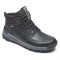 Men's Dunham Glastonbury Mid-Boot Waterproof Black Leather / Suede