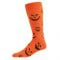 Men's MeMoi Pumpkin Faces Crew Socks Orange