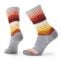 Women's Smartwool Everyday Stitch Stripe Crew Socks Light Gray