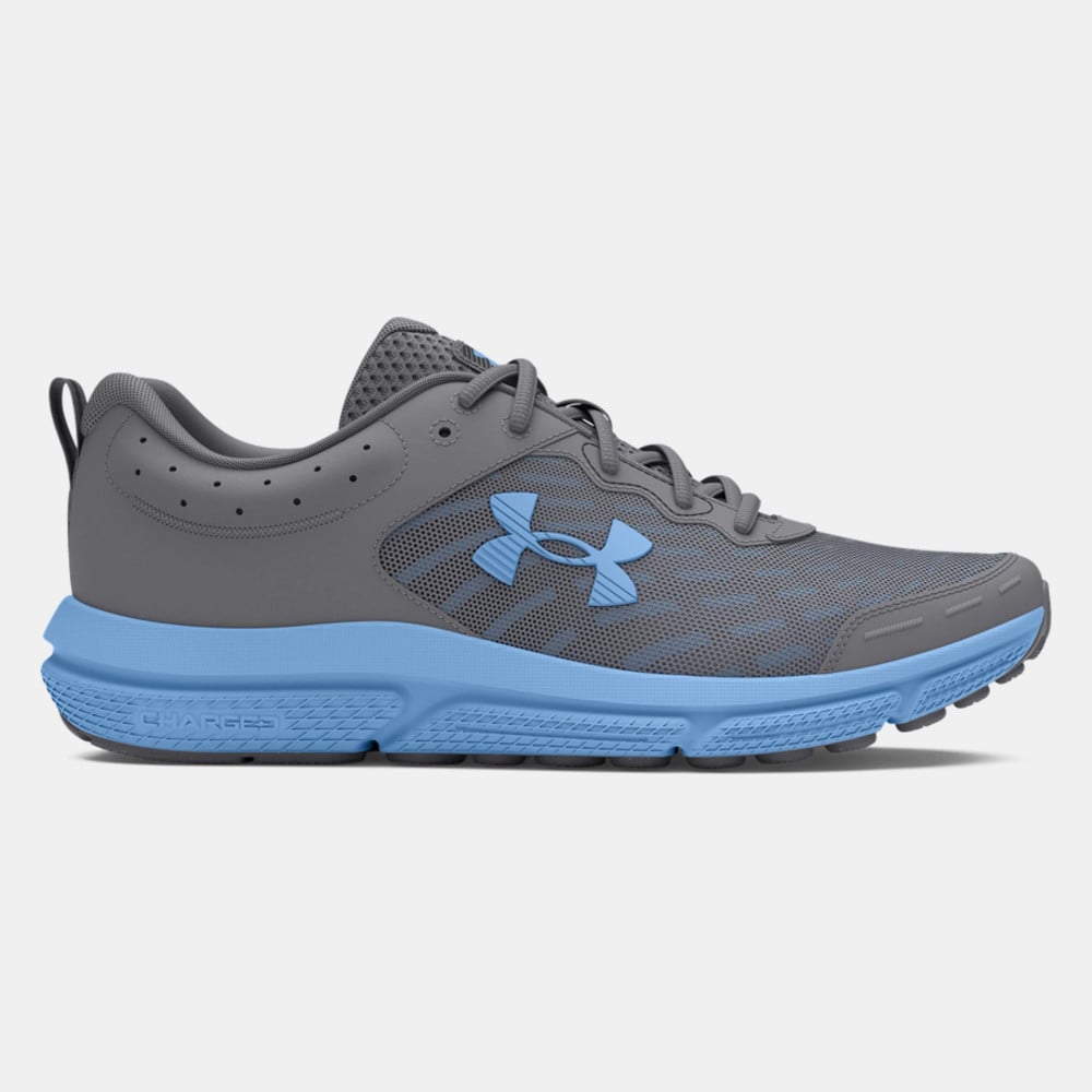 Buy Men s Under Armour Charged Assert 10 Titan Gray Horizon Blue Michelson s Shoes Lexington Needham MA